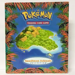 Pokemon TCG VTG Card Southern Islands Collection BINDER ONLY Wizards/Coast 2001 - Image 1