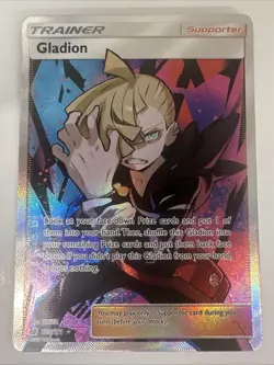 2017 Pokemon TCG Gladion 109/111 Ultra Rare Crimson Invasion NM - TCCCX - Image 1