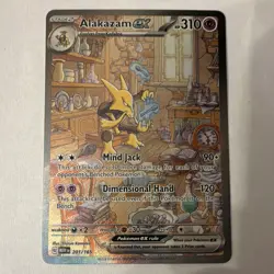 The Pokemon Company Alakazam ex 201/165 SV 151 SIR Full Art Holo ENG - Image 1