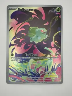Pokemon TCG Bulbasaur 133/132 Secret Rare Mega Evolution Set – NM/Mint - Image 1