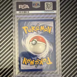 1999 Base Set Bulbasaur 44/102 PSA 8 English Regular Common - Image 2