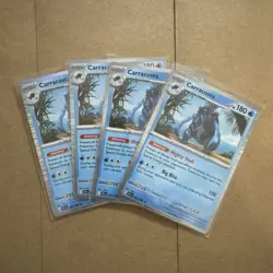 4x Carracosta Black Bolt 023/086 Pokemon TCG HOLO - Image 1