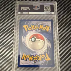 1999 Pokemon Base Set 1st Edition Shadowless Fire Energy 98/102 PSA 8 English - Image 2