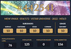 ACE 10 MEW VMAX 054/172 VSTAR UNIVERSE 2022 POKEMON JAPANESE FULL ART NOT PSA - Image 3