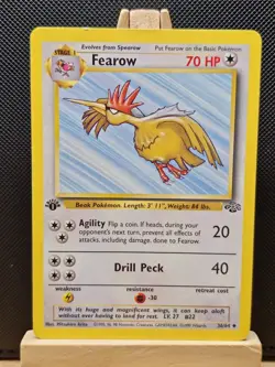 Pokemon TCG 1999 WOTC 1st Edition Jungle Fearow 36/64 - Excellent - Image 1