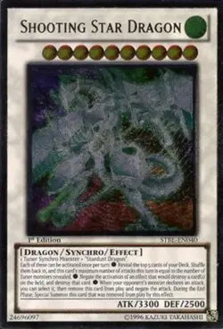 Shooting Star Dragon - STBL-EN040 - Ultimate Rare - 1st Edition Lightly Played, - Image 1