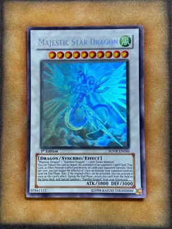 Yugioh Majestic Star Dragon SOVR-EN040 Ghost Rare 1st Ed NM - Image 1
