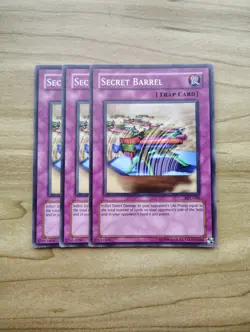 Yu-Gi-Oh! - Secret Barrel 3x - Full Playset Of Cards - MFC-046 - Image 1