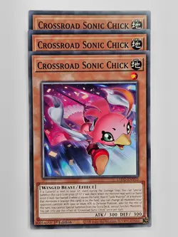Yu Gi Oh - 3x L5DD-ENY03 Crossroad Sonic Chick - Common - Image 1