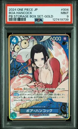 GOLD Boa Hancock One Piece 2024 PB Storage Box Set Japanese ST17-004 SR PSA 9 - Image 1