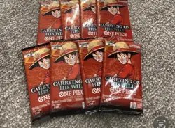 One Piece OP-13 Carrying on His Will Booster Packs New Sealed English X8 - Image 1