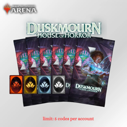 MTG Arena Duskmourn: House of Horror 6 Booster Pack Download Code - Image 1