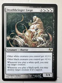 MTG Deathbringer Liege 56/180 Eventide Rare Magic The Gathering - Image 1