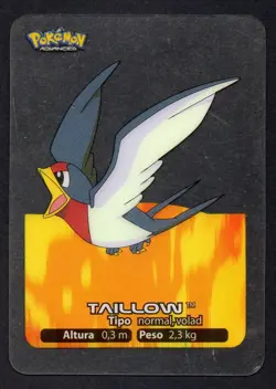 TAILLOW #034 LAMINCARD COLECCION POKEMON ADVANCED LAMINCARDS 2006 EDIBAS - Image 1