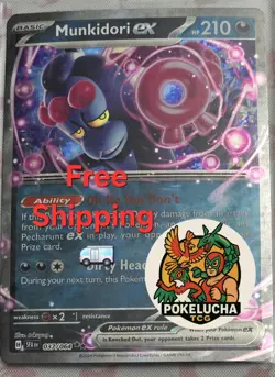 Pokemon TCG Munkidori ex 037/064 - Shrouded Fable Holo Double Rare English - Image 1