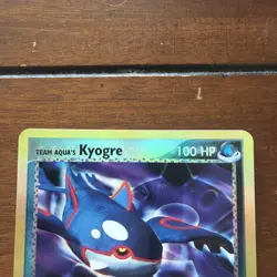 Nintendo Team Aqua's Kyogre 3/95 EX Team Magma vs Aqua Reverse Holo 2004 - Image 2