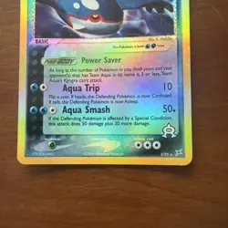Nintendo Team Aqua's Kyogre 3/95 EX Team Magma vs Aqua Reverse Holo 2004 - Image 3