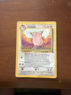 Pokemon TCG Clefable 17/64 Jungle - Image 1