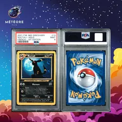 Cartes Pokemon Noctali & Mentali 13/75 & 1/75 PSA9 Edition 1 Neo Discovery Fr - Image 2