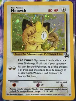 Pokemon - WOTC Black Star Promo - Meowth - Holo - #52 - Image 4
