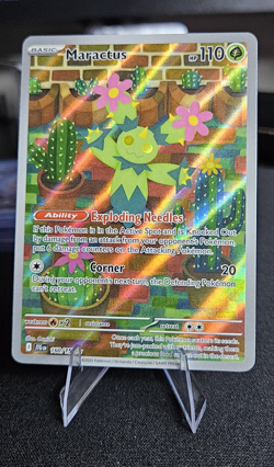 The Pokemon Company Pokemon TCG Maractus 160/159 Sv09 IR Full Art Holo ENG 110 - Image 1