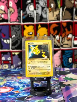 Pokemon TCG Pikachu Holo #4 WoTC Movie Promo MP - Image 1