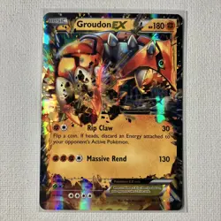 Groudon EX 85/160 - XY Primal Clash - Ultra Rare Holo - VLP Condition - Image 1