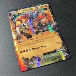 Groudon EX 85/160 - XY Primal Clash - Ultra Rare Holo - VLP Condition - Image 4