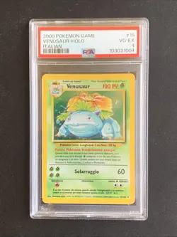 Pokemon TCG PSA 4 VENUSAUR HOLO 015/102 SET BASE - 2000 ITALIANO ITA - Image 1