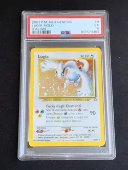 Pokemon TCG PSA 5 LUGIA (HOLO) NEO-GENESIS 9/111 - ITA ITALIANO - Image 1
