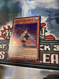 Yu-Gi-Oh! Chocolate Magician Girl Secret Rare Holo MVP1-EN052 1st Ed C15 4 - Image 3