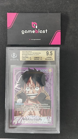 One Piece | Monkey.D.Luffy (OP05-060) (V.2) | Awakening of the New Era | BGS 9.5 - Image 1