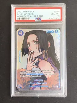 One Piece TCG PSA 10 BOA HANCOCK SP OP01-078 SR - ENGLISH ENG - Image 1