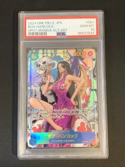 One Piece TCG PSA 10 BOA HANCOCK OP07-051 SR - JAP JAPANESE JP - Image 1