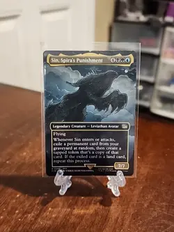 Sin, Spira's Punishment (Borderless) Final Fantasy Regular MTG NM Magic Card - Image 1