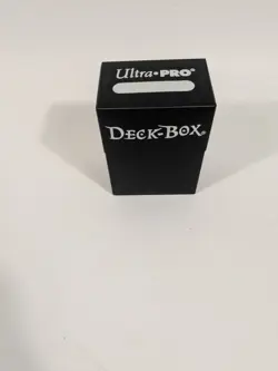 Ultra Pro Deck Box Black 60+ Sleeved Cards No Divider Pre-Owned - Image 1