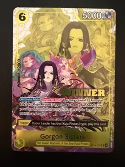 2X OPTCG Gorgon Sisters English Winner Card - Image 2