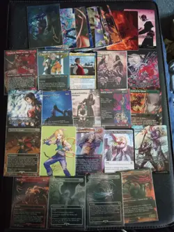 Magic The Gathering Final Fantasy Card Lot Gold Stamp Brilliant Wings - Image 1