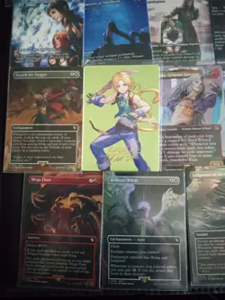 Magic The Gathering Final Fantasy Card Lot Gold Stamp Brilliant Wings - Image 2