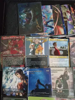 Magic The Gathering Final Fantasy Card Lot Gold Stamp Brilliant Wings - Image 5
