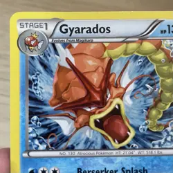 Gyarados XY109 Black Star Promo Pokemon Card Shiny Holo LP - Image 2