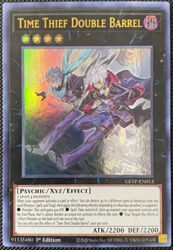 Time Thief Double Barrel GFTP-EN013 Ghosts from the Past 1st Edition Yugioh Card - Image 1