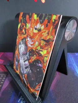 Endeavor Hand Drawn 1/1 Sketch Art Card Studio My Hero Academia Blacklight - Image 3