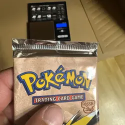 Pokemon 1999 Fossil 1st Edition Zapdos Booster Pack HEAVY 21.19 Vintage WOTC - Image 3