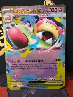 Mega Slowbro ex 031/084 Double Rare Pitch Black Pokemon Holo Near Mint - Image 1