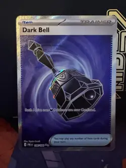 Dark Bell 106/084 Ultra Rare Pitch Black Pokemon Holo Near Mint - Image 1
