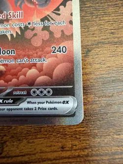 Pokemon TCG Bloodmoon Ursaluna ex 168/131 SV Prismatic Evolutions Full Art Holo - Image 4