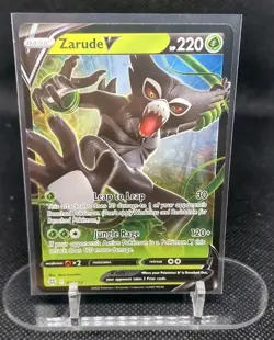 Pokemon TCG Zarude V Sword & Shield Mfg: Brilliant Stars 016/172 Holo Ultra Rare - Image 1