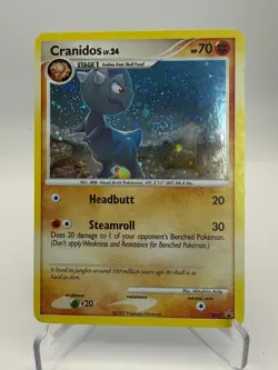 Pokemon - Cranidos - DP07 - Diamond and Pearl - Holo - LP/MP - Image 1
