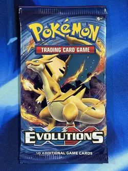 Pokemon 2016 XY Evolutions Booster Pack Complete Artset Lot X4 Factory Sealed - Image 2
